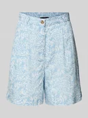 Spodenki damskie - Szorty jeansowe o luźnym kroju z lyocellu model ‘FLEUR’ - miniaturka - grafika 1