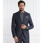 Marynarki męskie - BOSS BLACK Wełniana marynarka H-Hutson-233 | Slim Fit | z dodatkiem lnu - miniaturka - grafika 1