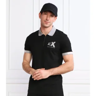 Armani Exchange Polo | Regular Fit - Koszule męskie - miniaturka - grafika 1