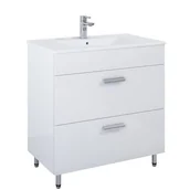 Szafki łazienkowe - Szafka Iga 80 2S White HG NN Elita - miniaturka - grafika 1