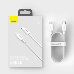 Baseus Superior kabel USB Typ C - Lightning Power Delivery 20 W 1 m Biały (CATLYS-A02) - Kable USB - miniaturka - grafika 15