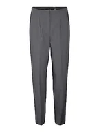 Spodnie damskie - Bestseller A/S Damskie spodnie VMSANDY HR zwężane NOOS, szare paski, M/30, Grey Pinstripe, (M) W / 30L - miniaturka - grafika 1