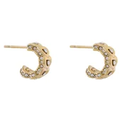 Kolczyki - Kolczyki Guess JUBE05 472JW Złoty - miniaturka - grafika 1