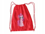 Torby szkolne - WOREK DO SZKOŁY WF/BUTY MY LITTLE PONNY + IMIĘ - miniaturka - grafika 1