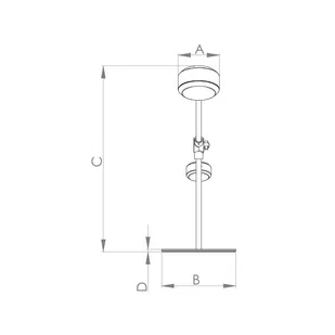 Lampa stołowa LED Clavellina, czarna, wychylana - Lampy stojące - miniaturka - grafika 2