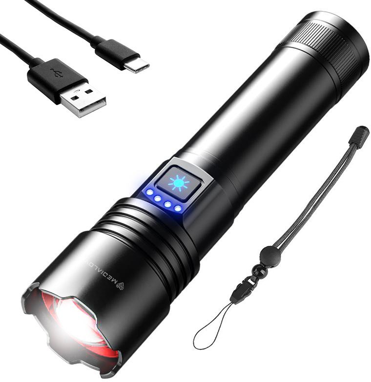 Medialove Latarka Dalekosiężna M510 LED 6000 mAh EL-LAT-MED-M510