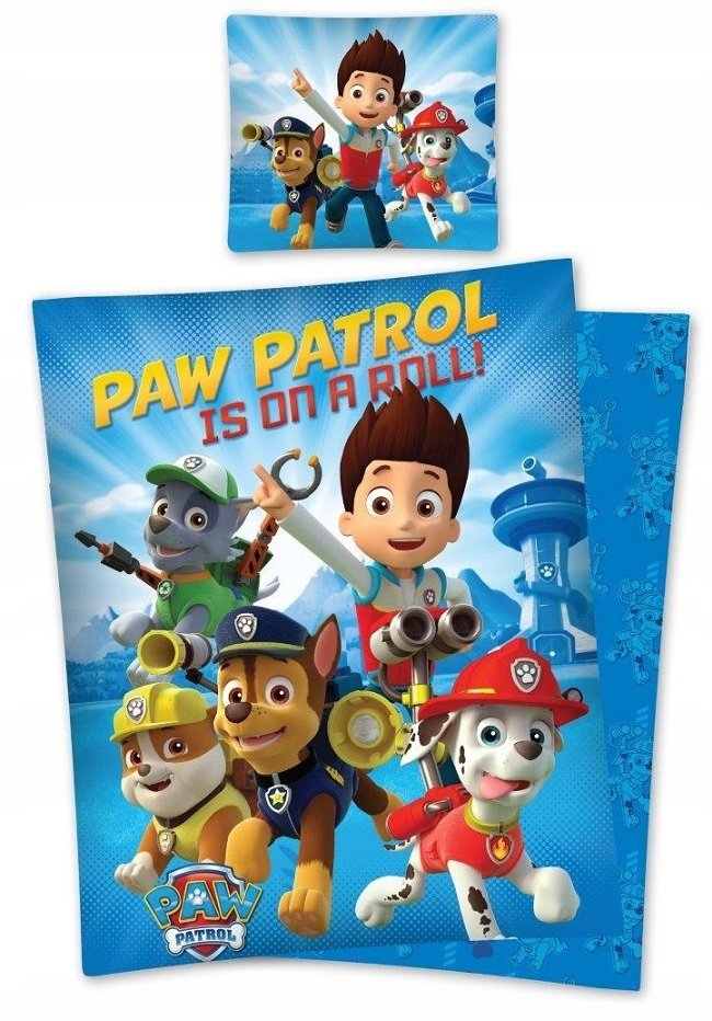 pościel Psi Patrol 140x200 Paw Raider Skye Chase