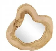 Lustra - Lustro dekoracyjne Billa 18 x 18 cm, drewno tekowe - miniaturka - grafika 1