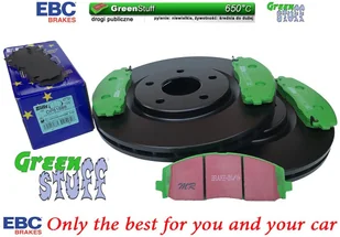 Przednie klocki GreenStuff + tarcze hamulcowe 330mm EBC seria Premium Chrysler Voyager Town Country 2012- - Tarcze hamulcowe - miniaturka - grafika 1