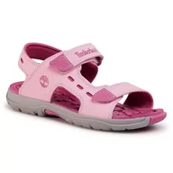 Sandały damskie - Timberland Sandały Moss Jump 2 Strap Sandal TB0A2AJ3X821 Light Pink Nubuck - miniaturka - grafika 1