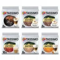 Kawa w kapsułkach i saszetkach - Kapsułki do Tassimo zestaw kaw mlecznych + latte machciatto carmel 56 kaw - miniaturka - grafika 1