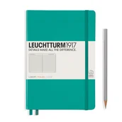 Szkolne artykuły papiernicze - Leuchtturm Notes Medium w linie szmaragdowy 344790 - miniaturka - grafika 1