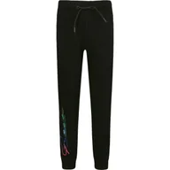Spodnie sportowe damskie - GUESS ACTIVE Spodnie dresowe | Regular Fit - miniaturka - grafika 1