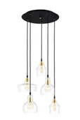 Lampy sufitowe - Kaspa Lampa wisząca LONGIS PLAFON 5 GOLD 10878505) 10878505 - miniaturka - grafika 1