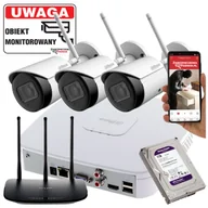Zestawy do monitoringu - Monitoring domu 3 kamery WiFi 4MPx IPC-HFW1430DS-SAW-0280B Detekcja ruchu Mikrofon Aplikacja - miniaturka - grafika 1