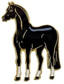 Akcesoria jeździeckie - Happyross Znaczek ozdobny 22 - stojący karosz - miniaturka - grafika 1