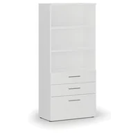 Szafy biurowe - Szafa biurowa z kombinowanymi szufladami PRIMO WHITE, 1781 x 800 x 420 mm, biały - miniaturka - grafika 1