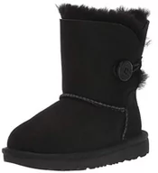 Botki damskie - UGG Unisex dziecięce botki T Bailey Button II, czarny - 30 EU - miniaturka - grafika 1