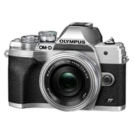 Aparaty Cyfrowe - Olympus OM-D E-M10 Mark IV + 14-42 EZ Srebrny - miniaturka - grafika 1