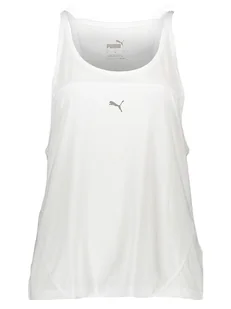Puma Top "Run" w kolorze białym - Koszulki i topy damskie - miniaturka - grafika 1
