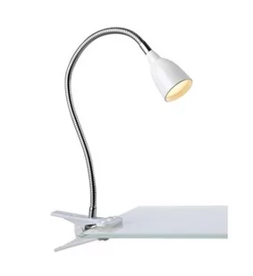 Markslojd TULIP LED 106091 Lampka biurkowa Biały z klipsem - Lampy stojące - miniaturka - grafika 1