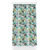 Zasłony - Zasłona na taśmę do pokoju 150x240 Palmy i liście, Fabricsy - miniaturka - grafika 1