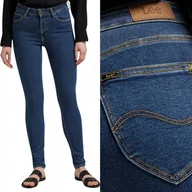 Spodnie damskie - Lee FOREVERFIT Clean Riley DAMSKIE SPODNIE JEANSOWE WYSOKIE RURKI W26 L29 - miniaturka - grafika 1