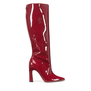 Kozaki Nine West SJ3645-1 Czerwony - Kozaki damskie - miniaturka - grafika 1