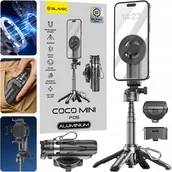 Selfie stick - Selfie Stick Statyw Tripod Kijek Do Telefonu Magsafe Mocny Mały + Pilot - miniaturka - grafika 1