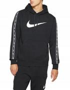 BLUZA MĘSKA NIKE Z KAPTUREM CZARNA BAWEŁNIANA DX2028-010 r. S