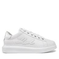 Sneakersy męskie - Sneakersy KARL LAGERFELD Kapri KL52511K Biały - miniaturka - grafika 1