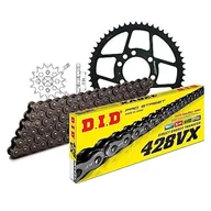 Części motocyklowe - Zestaw łańcuchów DID stal 428VX / 126 nitowy zamek do Yamaha DT LC-2 125 ccm rok prod. 1984 - miniaturka - grafika 1