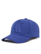 Czapki i chusty sportowe męskie - Armani Exchange Czapka z daszkiem 954079 CC518 UB088 Niebieski - miniaturka - grafika 1