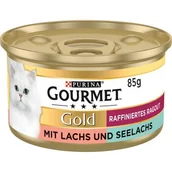 Mokra karma dla kotów - GOURMET Gold Raffiniertes Ragout Duetto 12 x 85 g - miniaturka - grafika 1