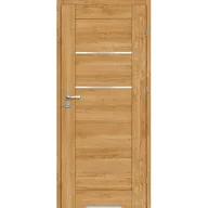 Drzwi wewnętrzne - Skrzydło drzwiowe Vinci 70P dąb karmelowy 30 + podcięcie wentylacyjne + zamek blokada - miniaturka - grafika 1