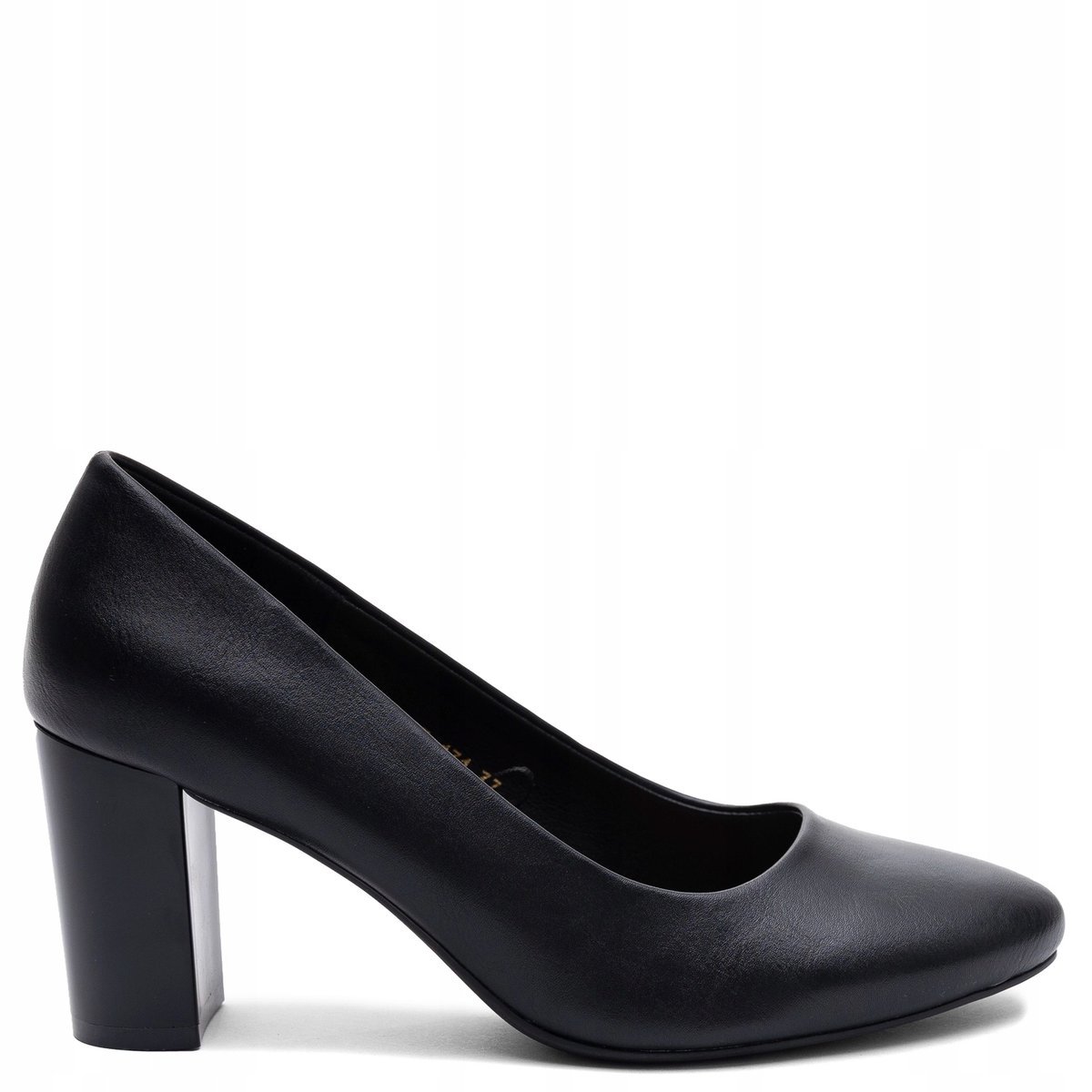 Sergio Leone Klasyczne Czółenka Na Słupku Czarny PB-131-CZARNY r.39