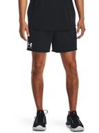 Spodenki męskie - Under Armour Szorty dresowe "Rival" w kolorze czarnym - miniaturka - grafika 1