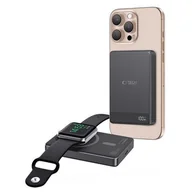 Powerbanki - Powerbank TECH-PROTECT PB33 LifeMag MagSafe 5000mAh 15W Czarny - miniaturka - grafika 1