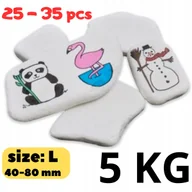 Zabawki kreatywne - KAMIENIE DO MALOWANIA PŁASKIE BIAŁE GŁADKIE KAMYKI DLA RYSOWANIA KAMIENIA 5 - miniaturka - grafika 1