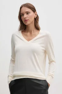 Gant sweter damski kolor beżowy lekki 4803187 - Swetry damskie - miniaturka - grafika 1