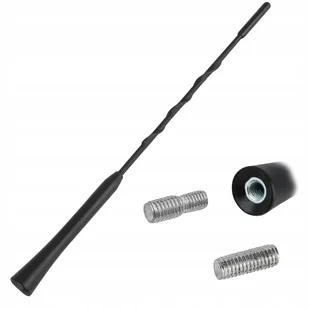 Antena Do Radia Samochodowa Dachowa 30cm Uniwersalna 2x Gwint Maszt Bat - Anteny samochodowe - miniaturka - grafika 1