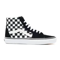 Trampki damskie - Buty do chodzenia damskie Vans SK8 HI Checkerboard - miniaturka - grafika 1