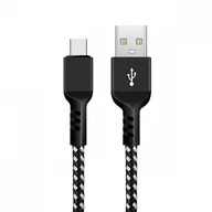 Ładowarki do telefonów - Kabel USB C fast charge 2.4A MCE482 Czarny - miniaturka - grafika 1