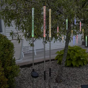 Lampa solarna LED Bubbly zestaw 3 szt. multicolor - Lampy ogrodowe - miniaturka - grafika 2