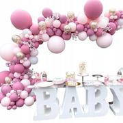 Wesele i ślub - Balony Girlanda Dekoracyjna Róż Wesele Komunia Baby Shower - miniaturka - grafika 1