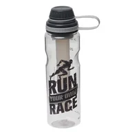 Shakery i bidony sportowe - Bidon Fresh Kiara 0,75 l szary - miniaturka - grafika 1