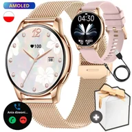 Smartwatch - Rubicon RNCF30 Złoty Różowy - miniaturka - grafika 1