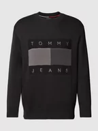 Swetry męskie - Sweter z dzianiny z napisem z logo model ‘TONAL FLAG’ - miniaturka - grafika 1