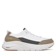 Sneakersy męskie - Sneakersy Skechers Contour Foam-Cozy Fit 232619/WTP Biały - miniaturka - grafika 1