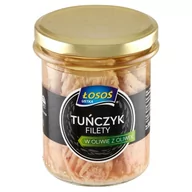 Konserwy i dania rybne - Łosoś Ustka Tuńczyk filety w oliwie z oliwek 190 g - miniaturka - grafika 1